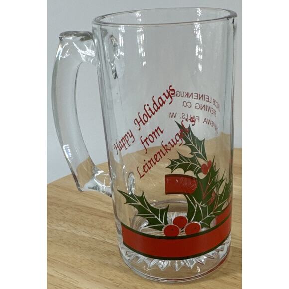 Stein Glass Jacob Leinekugel Brewing Co Chippewa Falls Wisconsin 5.75” T x 2.75” - Picture 16 of 16